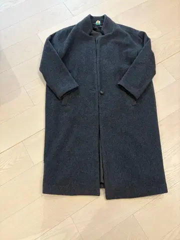 미즈이로 인드 그레이 롱 코트 클리닝 완료