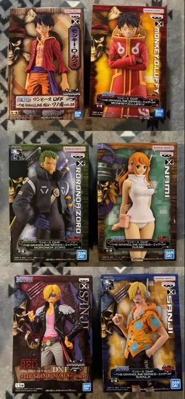 원피스 피규어 6세트