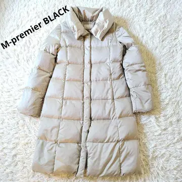 M-premier BLACK 롱 다운 코트 샴페인 베이지 38