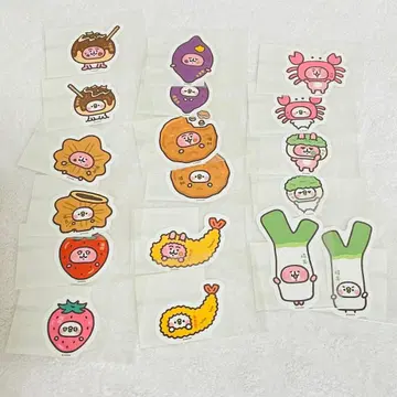 카나헤이의 작은 동물 지역 한정 컷 스티커 피스케와 토끼 PARCO