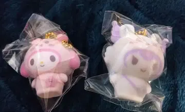 치이카와 산리오 플로키 마스코트 마이멜로디 헌책방 & 쿠로미 모몽가