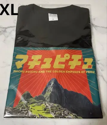 [ 새상품 ] 마추픽추전 일본 한정판 T셔츠 블랙 XL 세계유산