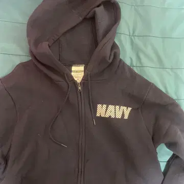 U.S. NAVY 블랙 후드티 M 사이즈