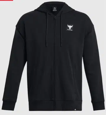 언더아머 프로젝트 락 후드티 블랙