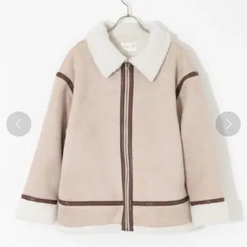 페이크 무스탕 블루종