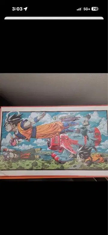 드래곤볼 40th 제일복권 C상 40주년 기념 펼침 비주얼 보드 1종