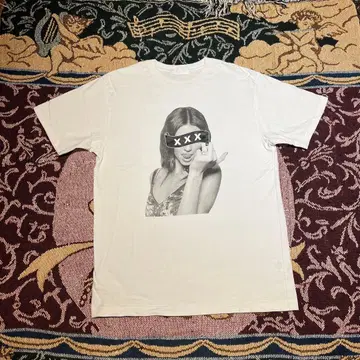 XXX 그래픽 프린트 T셔츠 화이트
