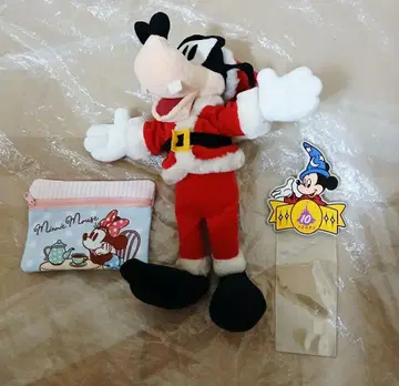 디즈니 구피 산타클로스 봉제 인형 세트