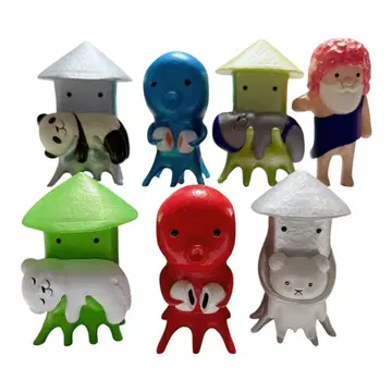 타지마 타카오키의 조각 컬렉션 오징어 문어 세트