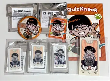 QuizKnock 츠루사키 캔뱃지 키링 엽서 스티커