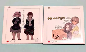 걸즈밴드 클라이 SNS풍 디자인 캔뱃지 2개 세트