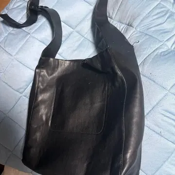 ZARA 블랙 가죽 토트백