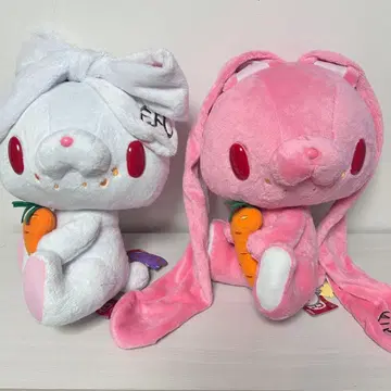 척스 GP XL 범용 토끼 먹이주기 봉제 인형 CGP-348 화이트 핑크