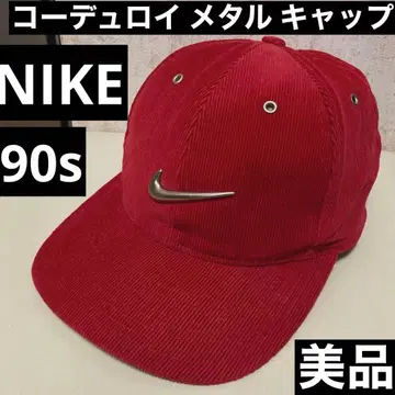 NIKE 나이키 90s 90년대 코듀로이 메탈 로고 캡 새상품급