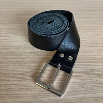 우루 도쿄 가죽 벨트 롱 블랙 일본제
