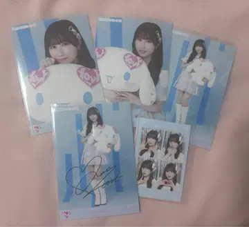 이코럽 야마모토 안나 브로마이드 친필 시나몬 4컷