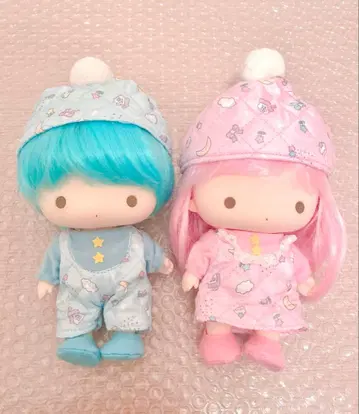 산리오 키키라라 소프트 비닐 인형 리틀트윈스타 2018년 인형