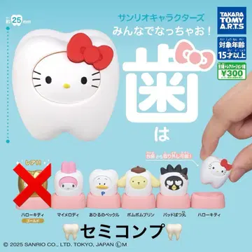 산리오 캐릭터즈 모두 함께 되자! 치아 세미 컴프