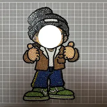 데코 부채 부채 데코 데코 부품