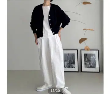 아규 argue 버피 팬츠 화이트