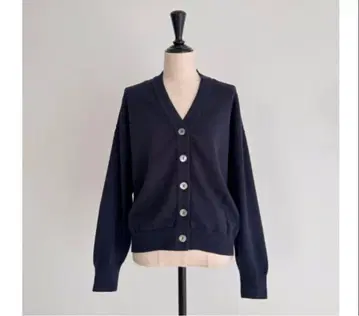 COTTON CASHMERE CLASSIC KNIT CARDIGAN