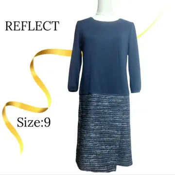 컨디션 최상 REFLECT 리플렉트 울 원피스 네이비