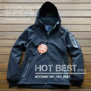 새상품 고기능 소재 방수 GORE-TEX 마운틴 후드티 XL 블랙 계열