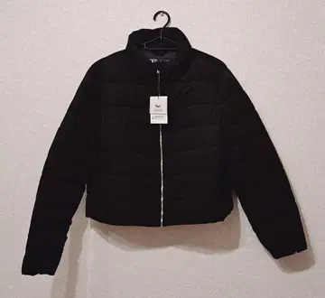 새상품 ZARA 다운 자켓 코트 블랙 숏 기장 L