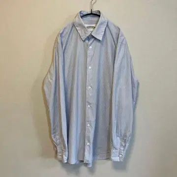 아츠&사이언스 긴팔 셔츠 스트라이프 블루 사이즈 4