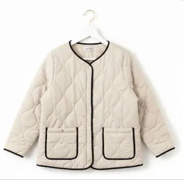 3L 사이즈 베이지 퀼팅 자켓