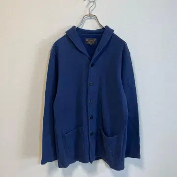N. 맨투맨 가디건 네이비 코튼 캐나다제 사이즈 M