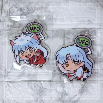 이누야샤 UFO 츠마마레 아크릴 키체인 마스코트/셋쇼마루, 이누야샤 세트