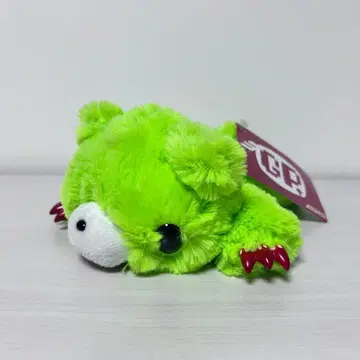 척스GP 그루미 봉제 인형 외형과 촉감 주먹 사이즈 옐로우 그린