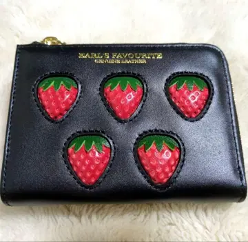 아르스 페보릿 모어 스트로베리즈 컬렉션 컴팩트 지갑 딸기