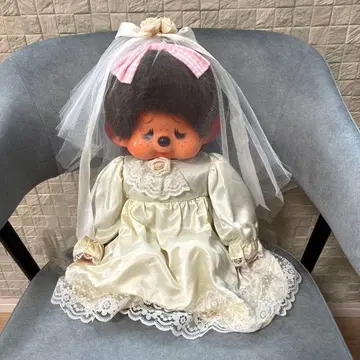 가격 인하 레어 몽치치 빅 사이즈 43cm 쇼와 레트로 웨딩