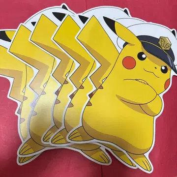 새상품 캡틴 피카츄 캡 애니포켓 플라이어 세트 묶음 판매