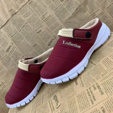 새상품 여성용 L 사이즈 경량 발수 보아 안감 사보 샌들 빨간색 5256