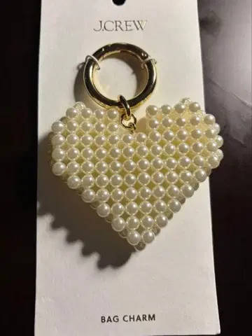 J.Crew 하트 모양 백참