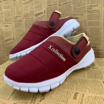 새상품 여성용 M 사이즈 발수 경량 보아 안감 사보 샌들 빨간색 5256