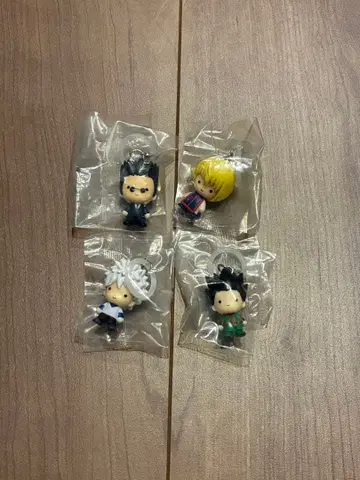 헌터헌터 HUNTER x HUNTER 메지루시 키링 4체 세트