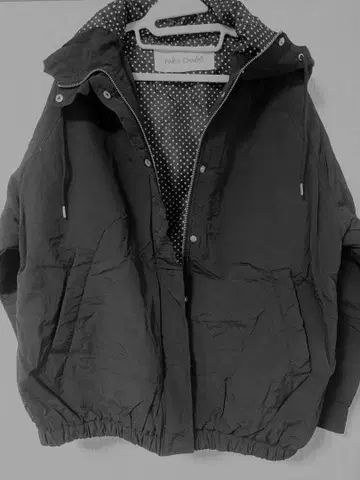 로데오 크라운 도트 무늬 마운틴 파카 다운 코트 블루종