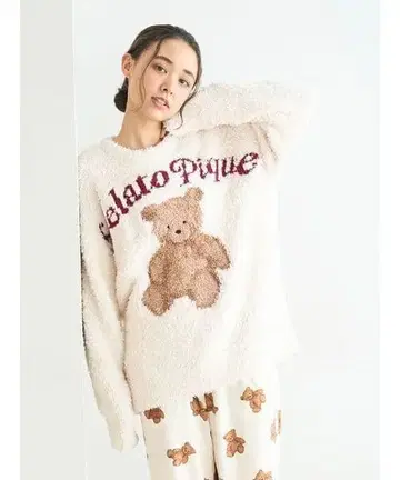 젤라또피케 [ HOLIDAY ] 젤라또 스노우 베어 자카드 풀오버 곰