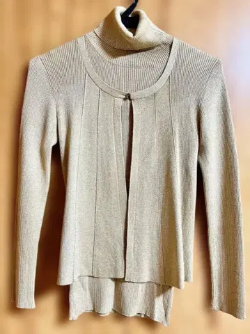 Ballsey 볼지 앙상블 가디건 반팔 니트