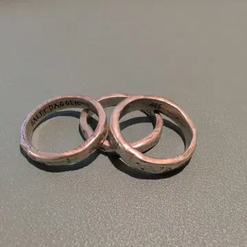 SALTY DAGGER 925 실버 반지 3세트