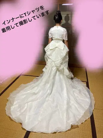 슬리브리스 화이트 웨딩 드레스 5호