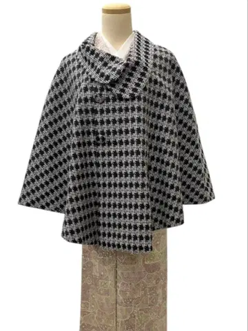 (8025)케이프 망토 코트 일본제 (블랙)