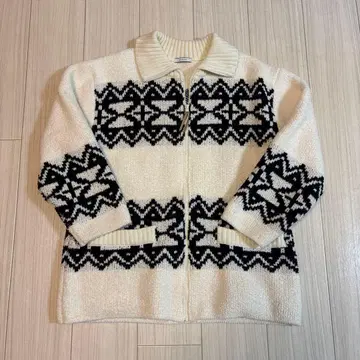 BAYFLOW 지퍼 니트