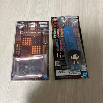 귀멸의 칼날 제일복권 언니의 원수 E상 G상 토미오카 기유 세트