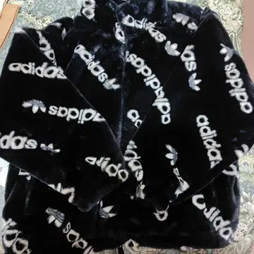 새상품 택 포함 adidas 인조 모피 자켓 2XL