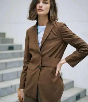 AMERI WAIST BELT TAILORED JACKET
